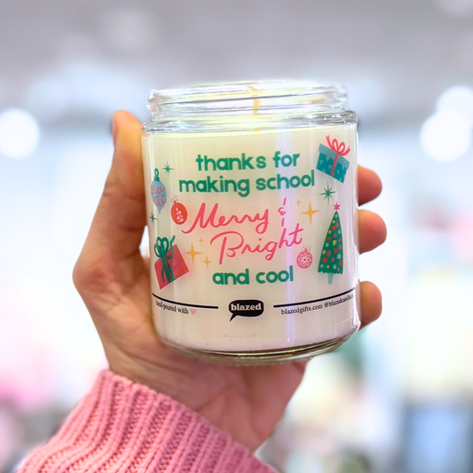 Making School Merry & Bright Candle