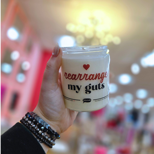 Rearrange My Guts Candle