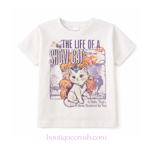 The Life of a Show Cat Kids Tee
