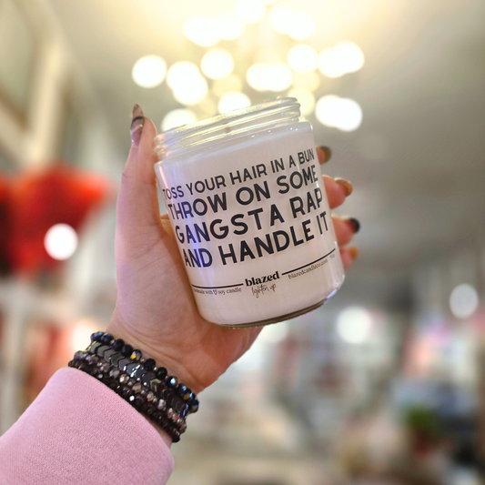 Toss Your Hair in a Bun... Candle